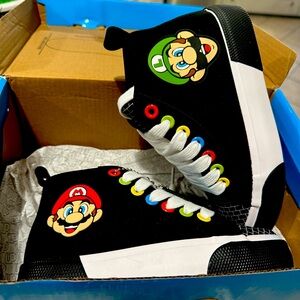 Little boys size 12 Nintendo Mario brothers shoes . Never worn